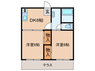 オークビレッヂ国立の物件間取画像